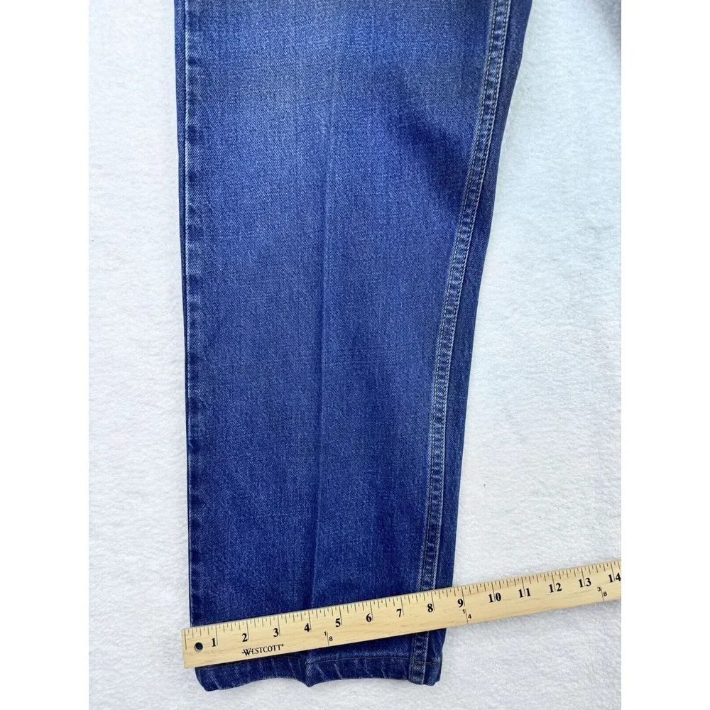 Levis 505 VINTAGE 89'Jeans‎ Blue Regular Fit Straight Leg Denim 38Wx30L.